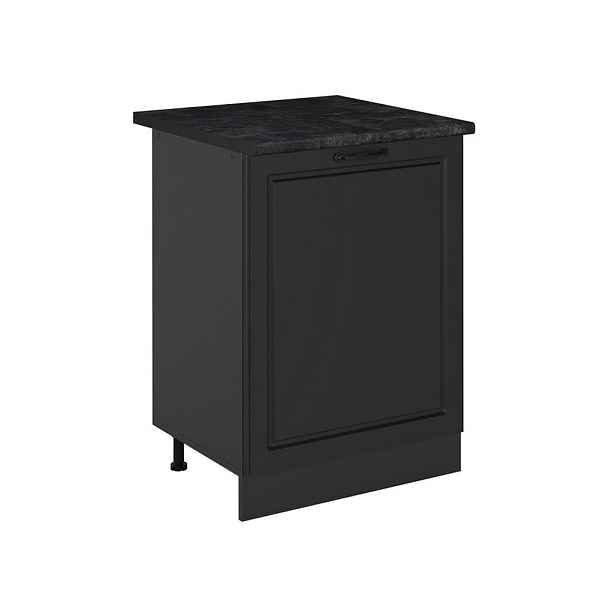 Vicco SPODNÍ SKŘÍŇKA KUCHYŇSKÉ LINKY R-Line, Antracitový venkovský dům/Antracit, 60 cm s 1 dveřmi pracovná doska antracitová