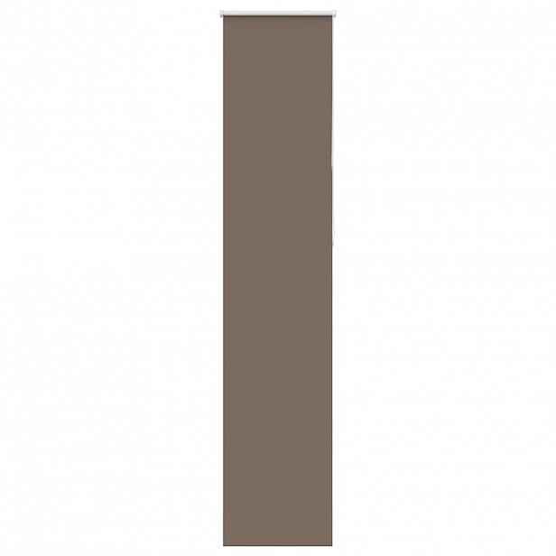 vidaXL Roleta zatemňovací Káva 50x230 cm Šířka látky 45,7 cm Polyester