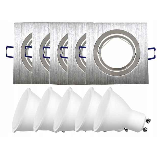 Sada stropních svítidel Halogen 5 x žárovky 1,5 W