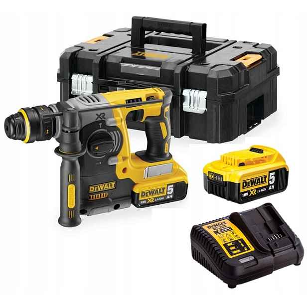 Vrtací Kladivo 18V Sds-plus Xr Bl 2*5.0AH T-stak