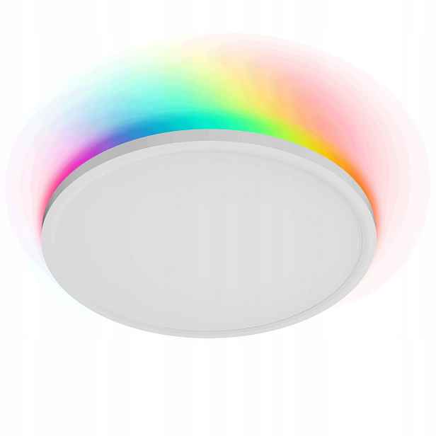 Adviti stropní svítidlo smart Vito Led 36W, 3000/4000/6500K Rgb, dálkový ovladač