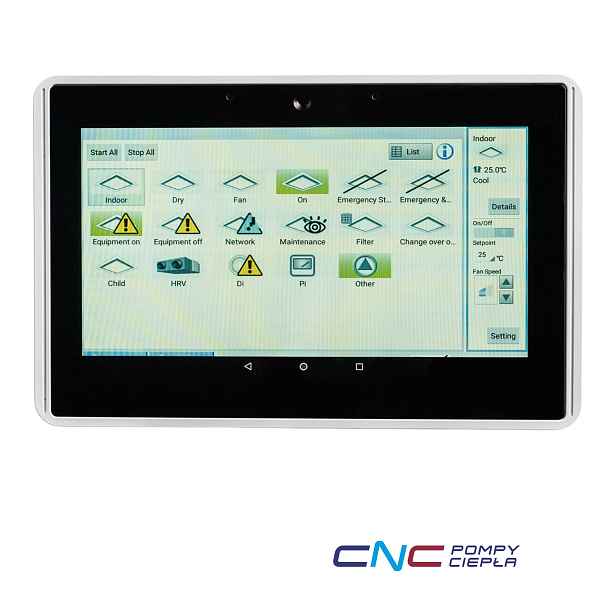 Daikin AL-CCD07-VESA-1 7" displej pro Intelligent Tablet Oem Controller