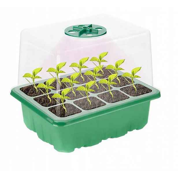 Garden King Minipařeniště s osvětlením 12 sazenic, set 5 ks