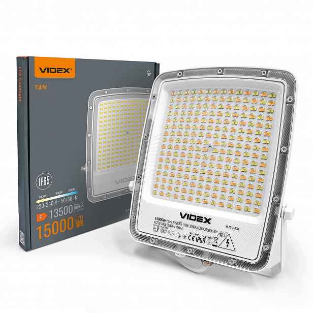 Led reflektor Halogen Reflektor Snímač pohybu 150W 15000lm Cct IP65 Bílý