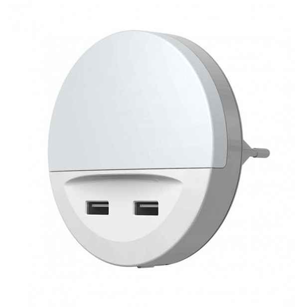 LEDVANCE Lunetta - Zásuvkové světlo USB, senzor soumraku 4099854530753
