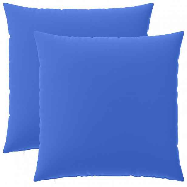 vidaXL Povlak na polštář 2 pcs HEERLEN Královská modrá 60 x 60 cm