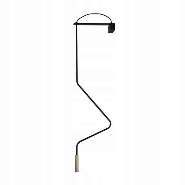 Minimalistická černá pohyblivá nástěnná lampa No. VI 1xG9, 2.5 W Shilo