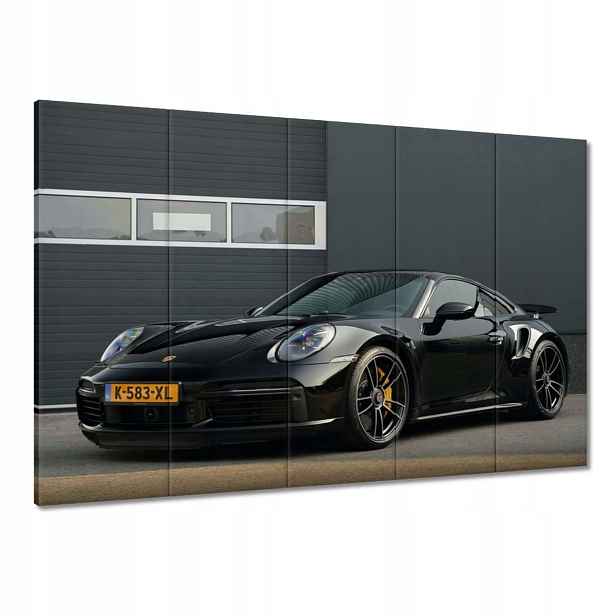 Obrazy 100x70 Černé Porsche Auto