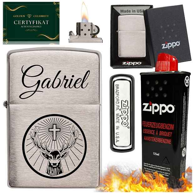 Dárek pro Tatínka Ke Dni Otců Originální Zapalovač Zippo Set Gravírování