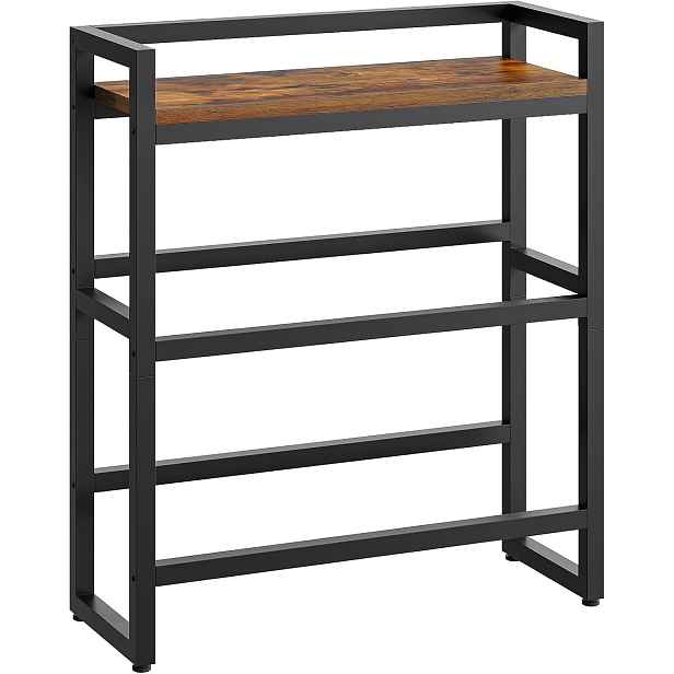 Kuchyňský regál na přepravky Vasagle Milona 74 cm hnědý/černý