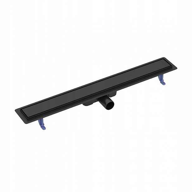 Lineární odtok Cersanit Tako 80 cm Oboustranný Černý Mat módní S907-019