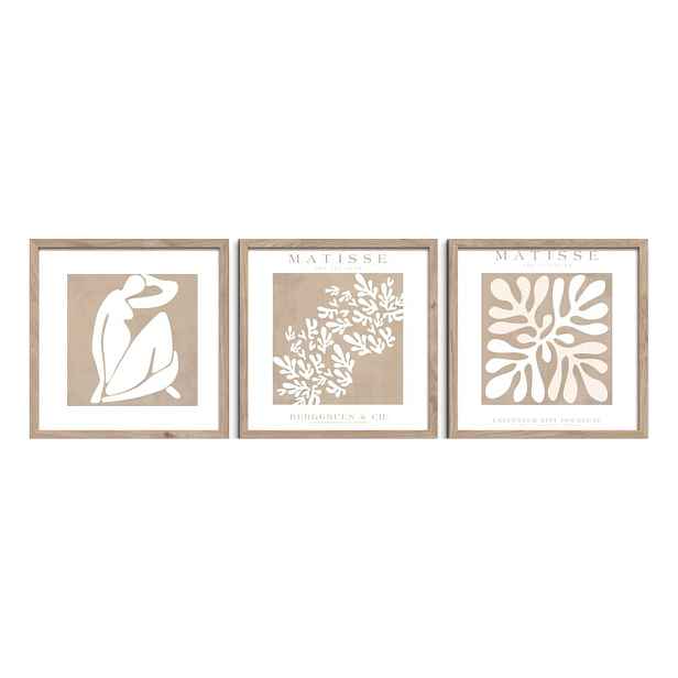 Obrazy v sadě 3 ks 30x30 cm Matisse – Styler