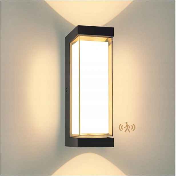 Venkovní Led lampa s pohybovým senzorem Radar IP65 – 3000 lm, 24 W