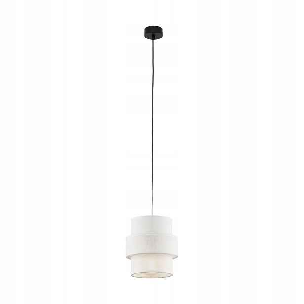Závěsná Stropní Lampa S Visícím Stínidlem, Bílá, Černá 5094 Tk Lighting