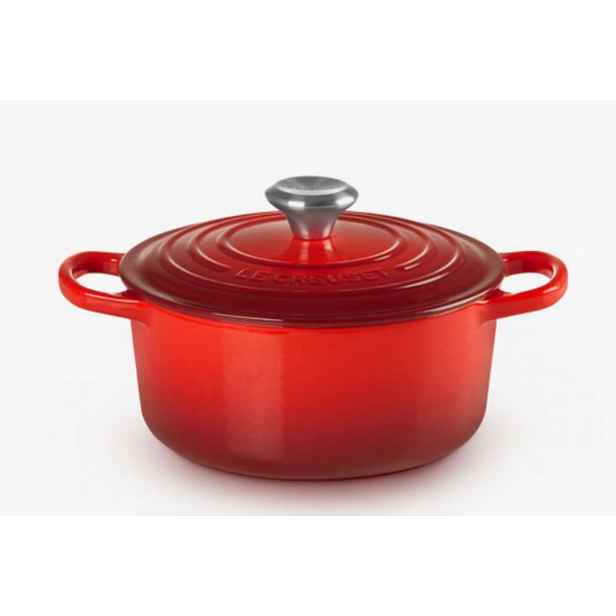 Le Creuset Signature - Pekáč kruhový s poklicí, objem 1,8 l, cerise 21177180602430