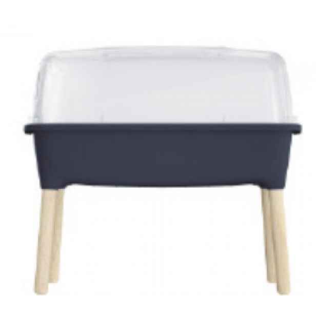Sadbovač RESPANA PLANTER WOOD HIGH set antracit 78 cm PRISEW780H-S433
