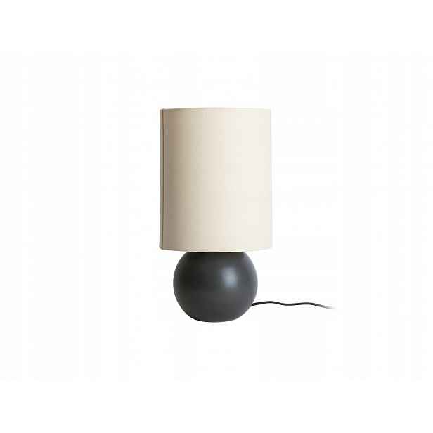 Stolní lampa Alma, látkové stínidlo, Ø 16 cm