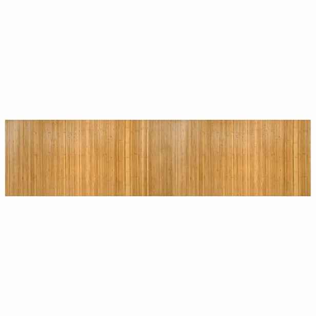 vidaXL Koberec obdélníkový přírodní 100 x 400 cm bambus