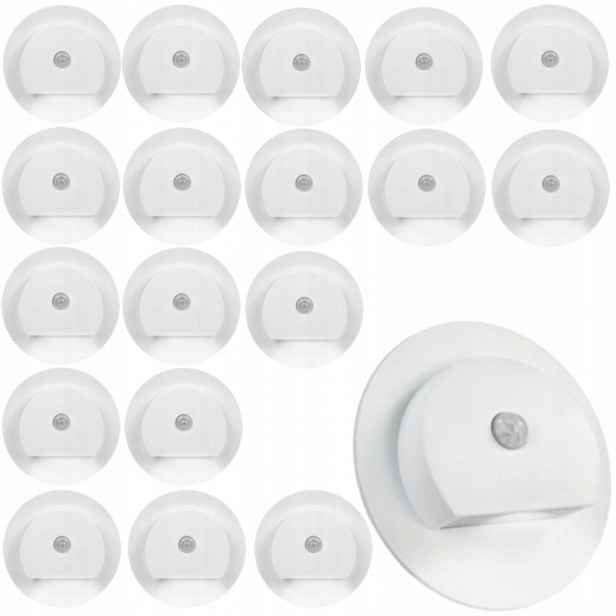 19 X Led Schodišťová Lampa 230V, Lampa Na Schody, Senzor Pohybu Soumraku