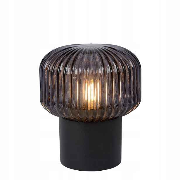 Černá stolní lampa Jany vintage s teplým leskem do kanceláře 01/30/Lucide