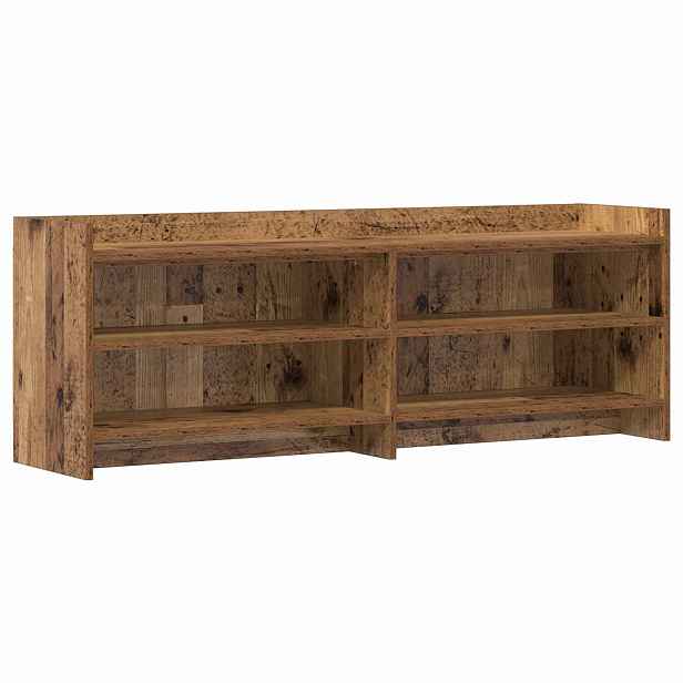 vidaXL Televizní skříň 135 x 33 x 47 cm Staré dřevo Kompozitní dřevo
