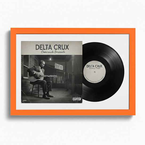 K-Möbel RÁM NA GRAMOFONOVÉ DESKY 40/60 na obal a vinylovou desku