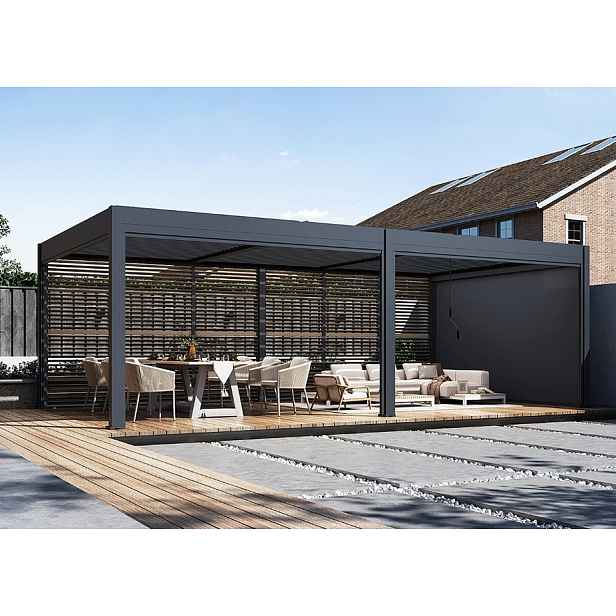 Bioklimatická pergola 8x4 m INTRO DUO Rojaplast