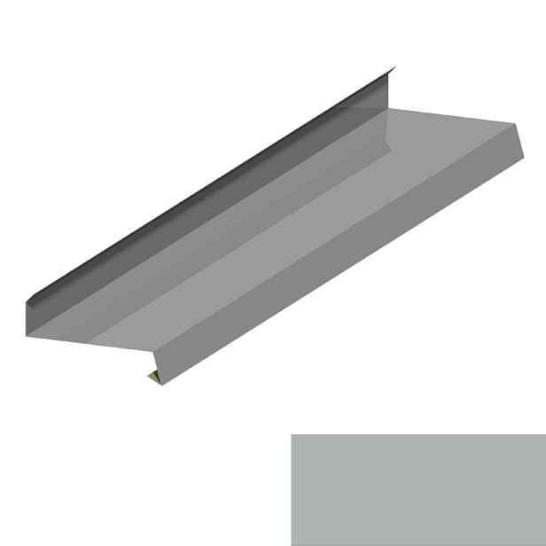 Oplechování římsy RS200A SP 25 RAL 9007 tmavě stříbrná