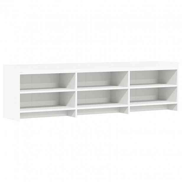 vidaXL Televizní skříň 168 x 33 x 47 cm Bílá Kompozitní dřevo