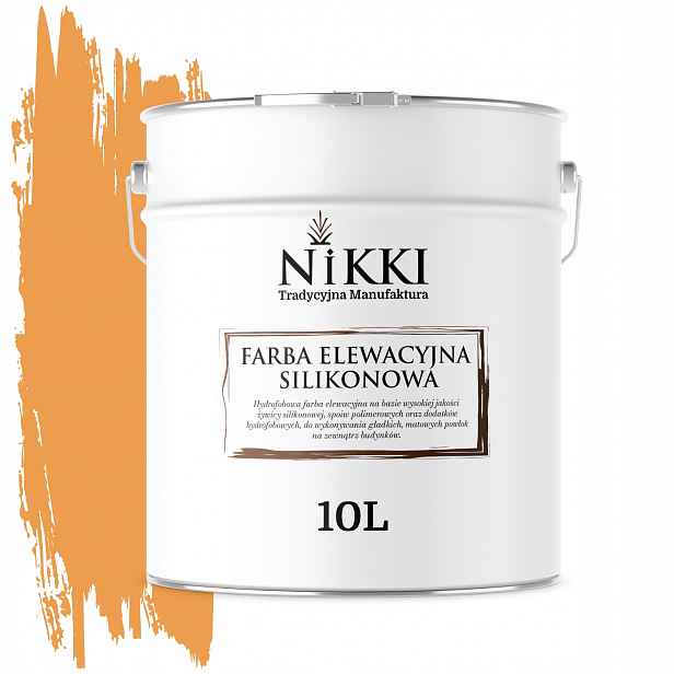 Barva Silikonová Fasádní Barva 10L Oranžová F766 Uv