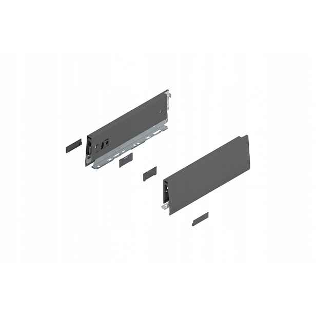 Blum 470M2702S Bok Merivobox, výška M (91 mm) 270 mm antracit mat