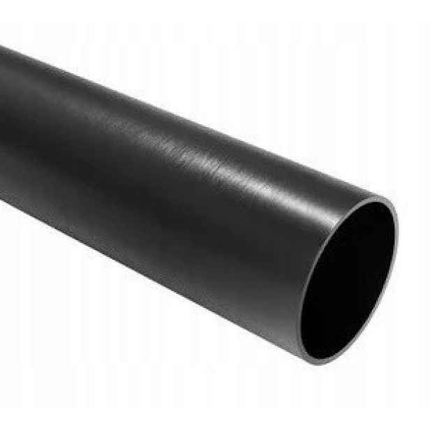 Trubka Nerezová Ocel 42,4 Pvd Černá Brousek Inox Satén 100 cm 1 m