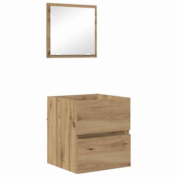 vidaXL Koupelnová skříň Artisanový dub 41 x 38,5 x 45 cm
