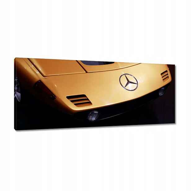 Obrazy 100x40 Žlutý Sportovní Mercedes