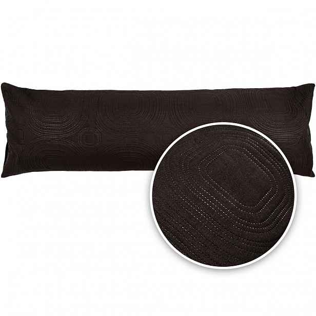 4Home Povlak na relaxační polštář Náhradní manžel Doubleface černá, 55 x 180 cm