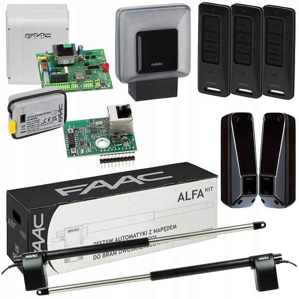 Faac Alfa+ Xwbl- WiFi Lan+ Lampa+ Pilot 3ks pohon dvoukřídlé brány