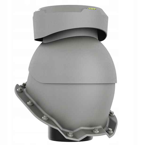 Kanalizační krbový ventilátor Trapez T110 Grafit Metalic 9007