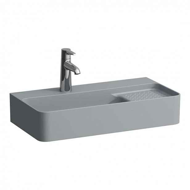 Laufen VAL - Umývátko, 60x31 cm, bez přepadu, otvor pro baterii, grafit H8152857581041