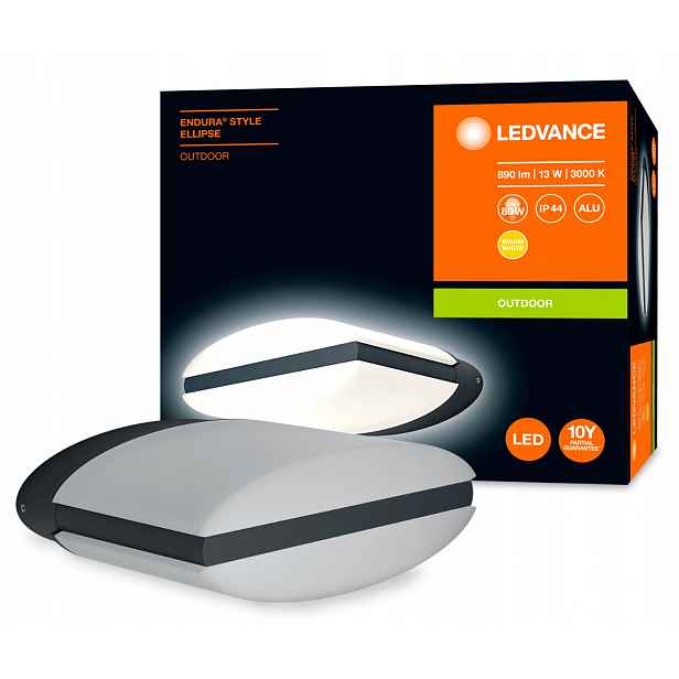 Fasádní Led nástěnná venkovní zahradní lampa 13W 3000K Ledvance