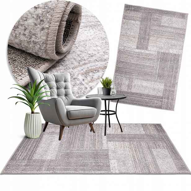 Koberec Moderní Do Obývacího Pokoje Měkký Cappuccino 80 X 150 Módní Barva