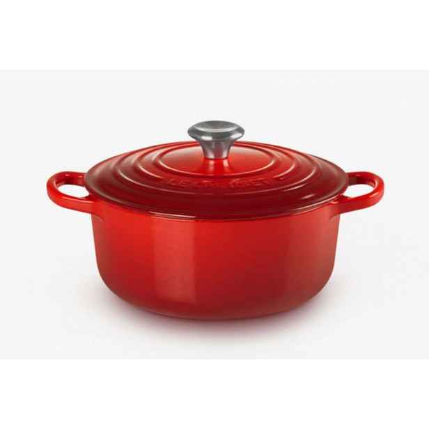 Le Creuset Signature - Pekáč kruhový s poklicí, objem 2,4 l, cerise 21177200602430