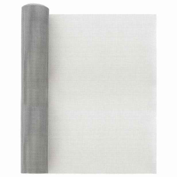 vidaXL Síťovina 40 x 2000 cm 20 Mesh Nerezová ocel 201 Stříbrná