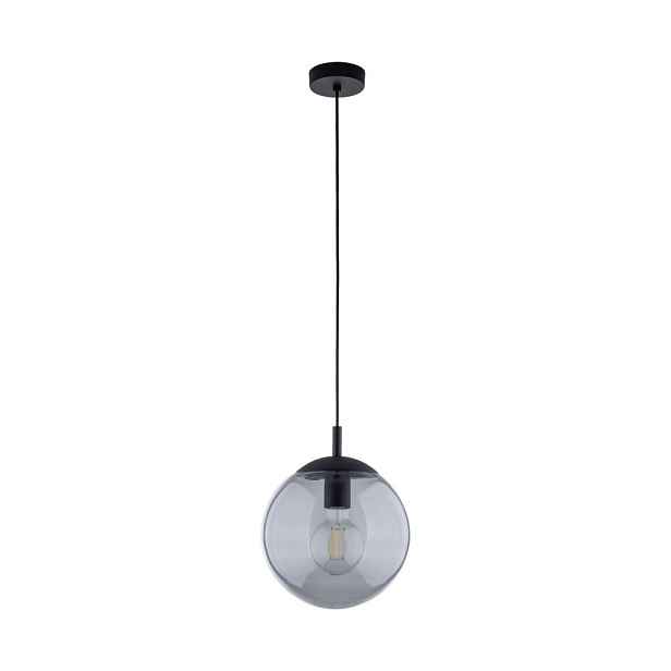Závěsná Lampa S Závěsným Skleněným Stínidlem Pro E27 Esme, Barva Černá 5378 Tk Lighting