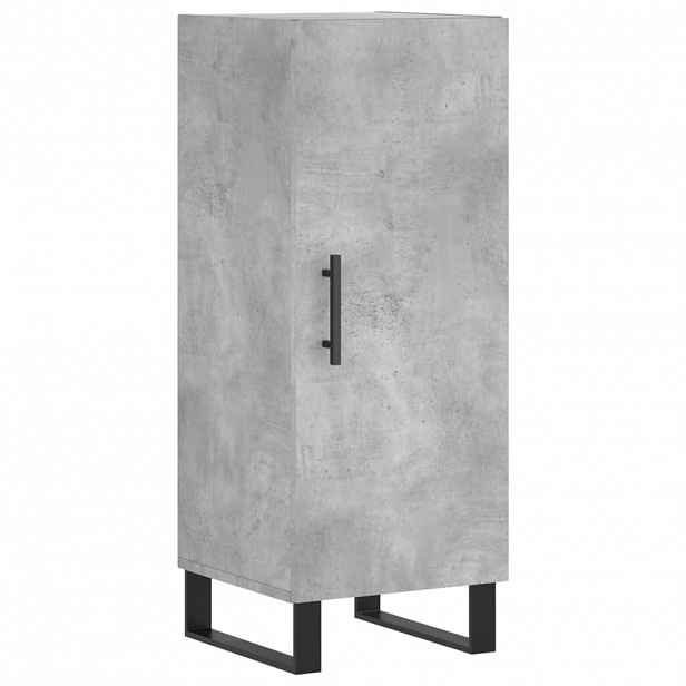 vidaXL Příborník betonově šedý 34,5 x 34 x 90 cm kompozitní dřevo