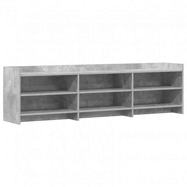 vidaXL Televizní skříň 168 x 33 x 47 cm Betonově šedá Kompozitní dřevo