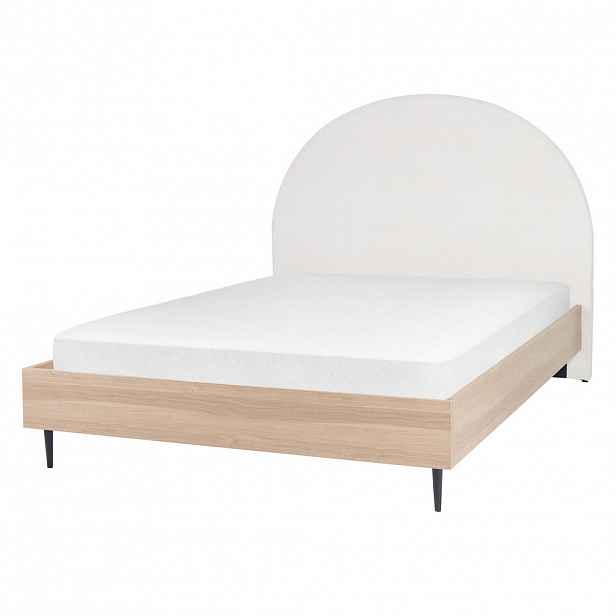 Beliani POSTEL 140/200 cm Krémově bílá Millay