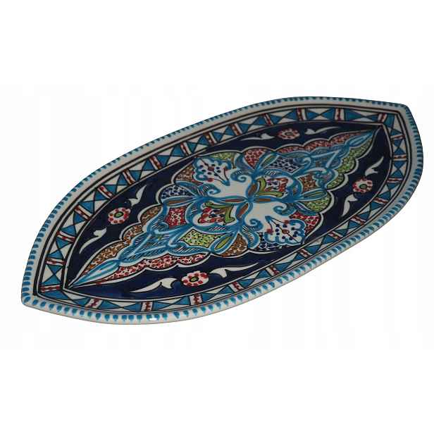 Gruzie Chaczapuri Pide Pizza Turecká Pizza Velký Krásný Talíř 43 cm