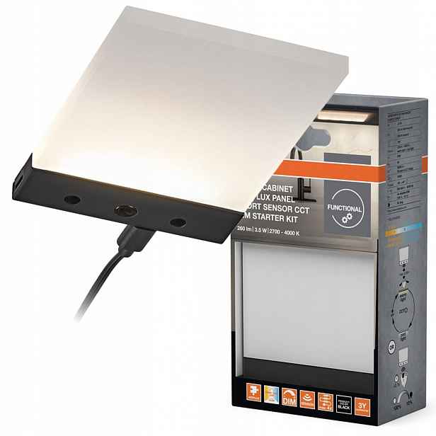 Led podskříňkové svítidlo Noční 3.5W Cct stmívatelné s pohybovým senzorem Osram
