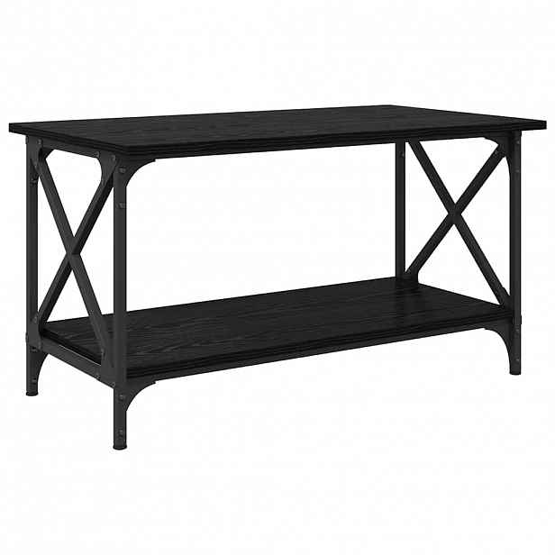 vidaXL Konferenční stolek Černý dub 80 x 45 x 45.5 cm Kompozitní dřevo