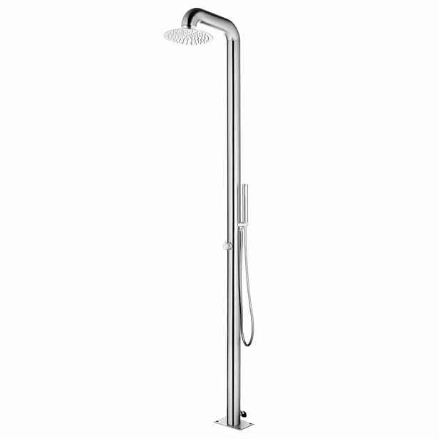 vidaXL Zahradní sprcha 225 cm nerezová ocel